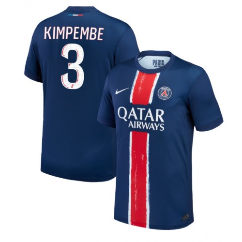 Paris Saint-Germain Presnel Kimpembe #3 Domaci Dres 2024-25 Kratak Rukav